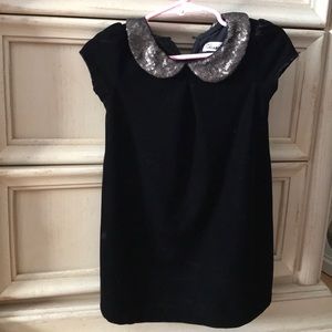 Black velvet dress